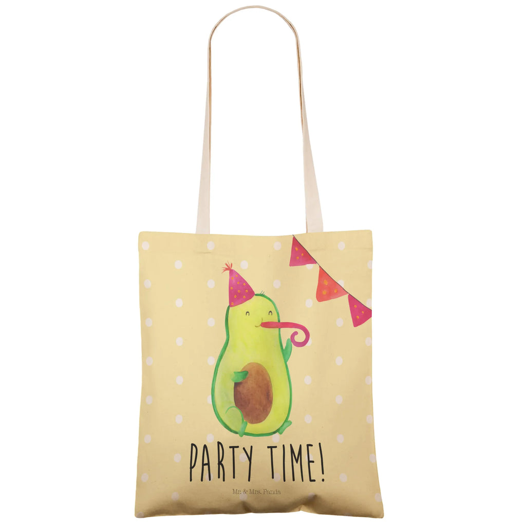 Einkaufstasche Avocado Party Zeit Tragetasche, Tasche, Beutel, Stofftasche, Baumwolltasche, Umhängetasche, Shopper, Einkaufstasche, Beuteltasche, Avocado, Veggie, Vegan, Gesund