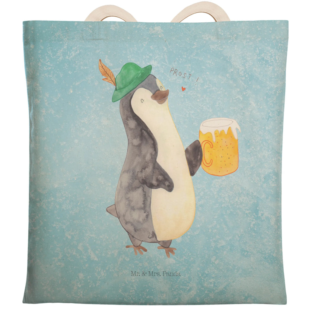 Einkaufstasche Pinguin Bier Tragetasche, Tasche, Beutel, Stofftasche, Baumwolltasche, Umhängetasche, Shopper, Einkaufstasche, Beuteltasche, Pinguin, Pinguine, Bier, Oktoberfest