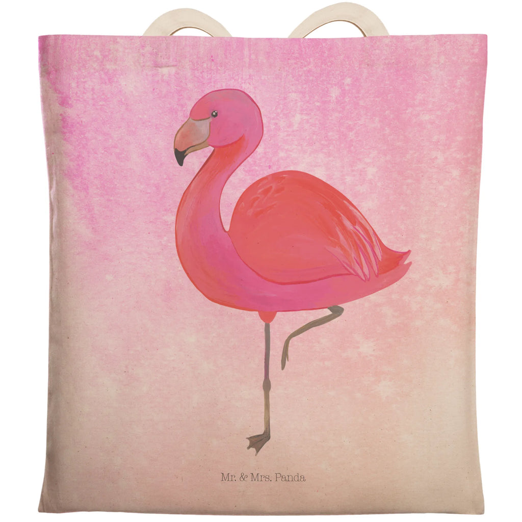 Einkaufstasche Flamingo classic Tragetasche, Tasche, Beutel, Stofftasche, Baumwolltasche, Umhängetasche, Shopper, Einkaufstasche, Beuteltasche, Flamingo, Einzigartig, Selbstliebe, Stolz, ich, für mich, Spruch, Freundin, Freundinnen, Außenseiter, Sohn, Tochter, Geschwister