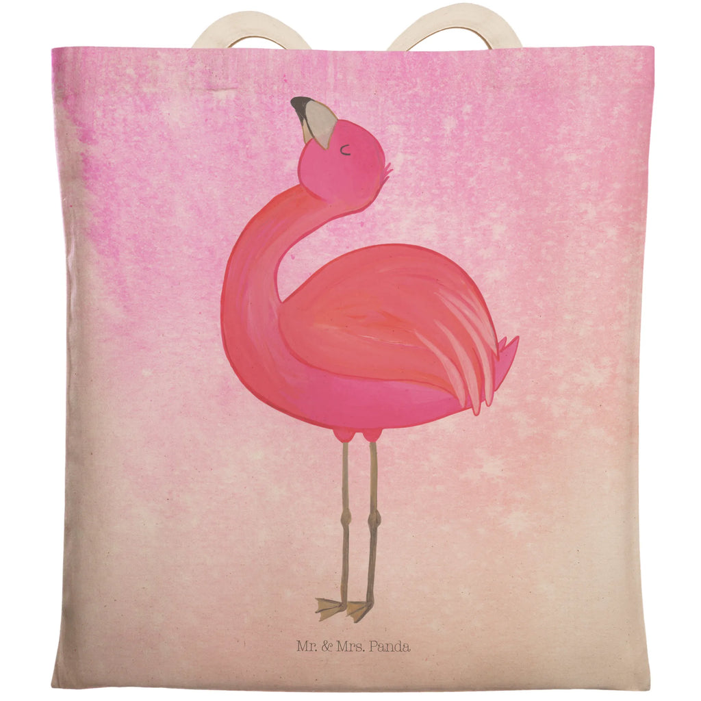 Einkaufstasche Flamingo stolz Tragetasche, Tasche, Beutel, Stofftasche, Baumwolltasche, Umhängetasche, Shopper, Einkaufstasche, Beuteltasche, Flamingo, stolz, Freude, Selbstliebe, Selbstakzeptanz, Freundin, beste Freundin, Tochter, Mama, Schwester