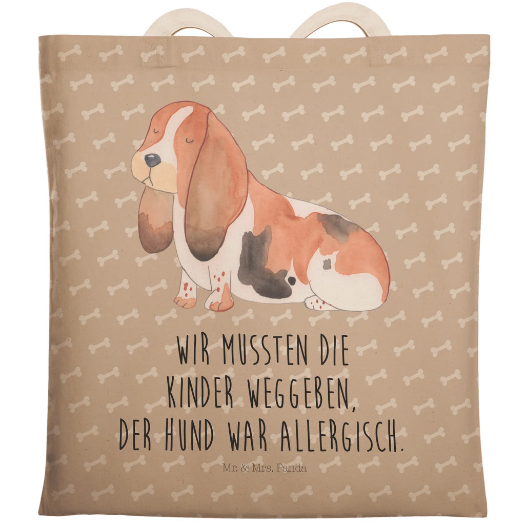 Einkaufstasche Hund Basset Hound Tragetasche, Tasche, Beutel, Stofftasche, Baumwolltasche, Umhängetasche, Shopper, Einkaufstasche, Beuteltasche, Hund, Hundemotiv, Haustier, Hunderasse, Tierliebhaber, Hundebesitzer, Sprüche, Basset Hound, Basset, Hundeliebe, kinderlos