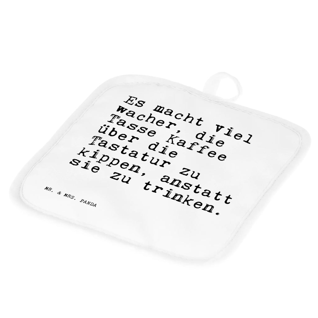 2er Set Topflappen  Sprüche und Zitate Es macht viel wacher, die Tasse Kaffee über die Tastatur zu kippen, anstatt sie zu trinken. Topflappen, Topfuntersetzer, Ofenhandschuh, Topflappen Set, Topflappen lustig, Topflappen mit Spruch, Ofenhandschuhe, Topfhandschuhe, Topfhandschuh, Topflappenset, Topflappen 2er Set, Schöne Topflappen, Spruch, Sprüche, lustige Sprüche, Weisheiten, Zitate, Spruch Geschenke, Spruch Sprüche Weisheiten Zitate Lustig Weisheit Worte