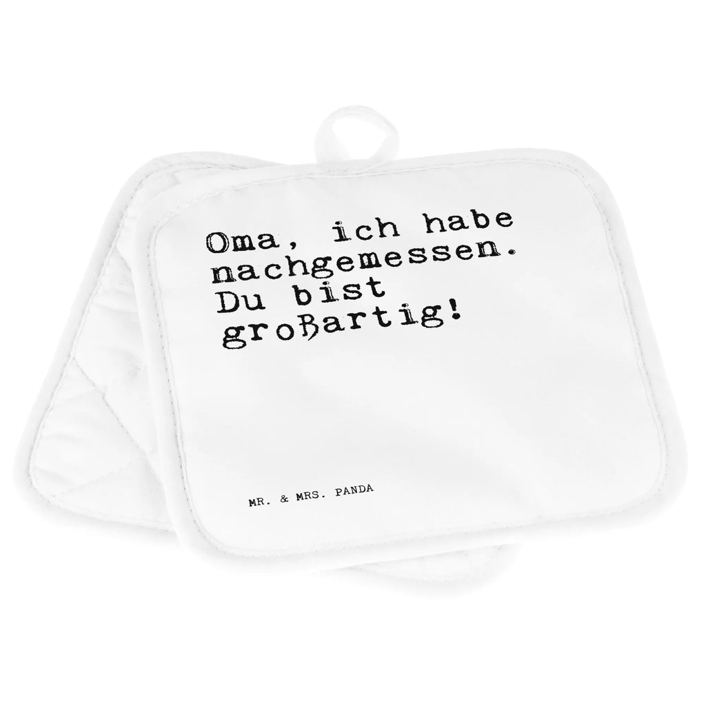 2er Set Topflappen  Sprüche und Zitate Oma, ich habe nachgemessen. Du bist großartig! Topflappen, Topfuntersetzer, Ofenhandschuh, Topflappen Set, Topflappen lustig, Topflappen mit Spruch, Ofenhandschuhe, Topfhandschuhe, Topfhandschuh, Topflappenset, Topflappen 2er Set, Schöne Topflappen, Spruch, Sprüche, lustige Sprüche, Weisheiten, Zitate, Spruch Geschenke, Spruch Sprüche Weisheiten Zitate Lustig Weisheit Worte