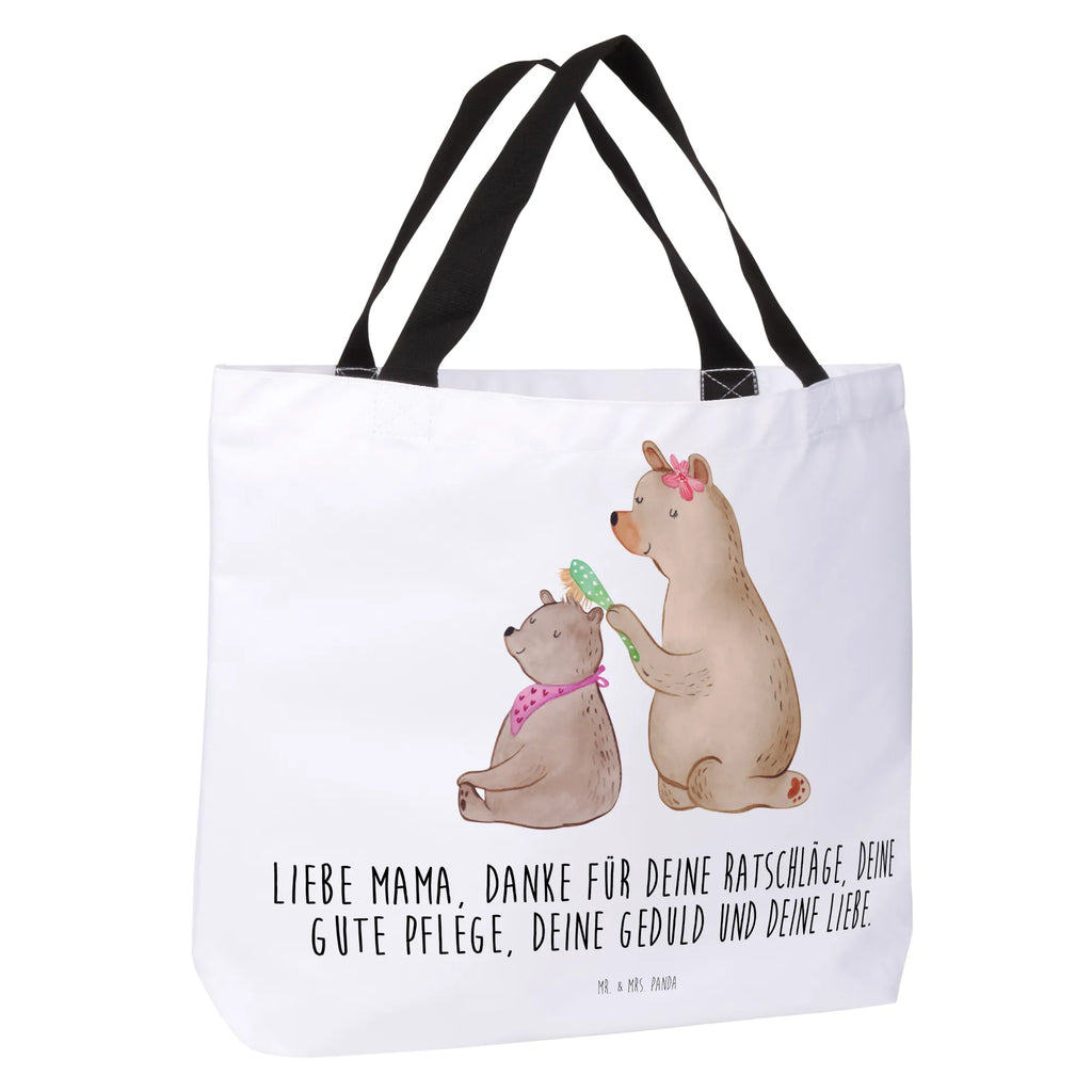 Shopper Bär mit Kind Beutel, Einkaufstasche, Tasche, Strandtasche, Einkaufsbeutel, Shopper, Schultasche, Freizeittasche, Tragebeutel, Schulbeutel, Alltagstasche, Familie, Vatertag, Muttertag, Bruder, Schwester, Mama, Papa, Oma, Opa, Geschenk, Mutti, Mutter