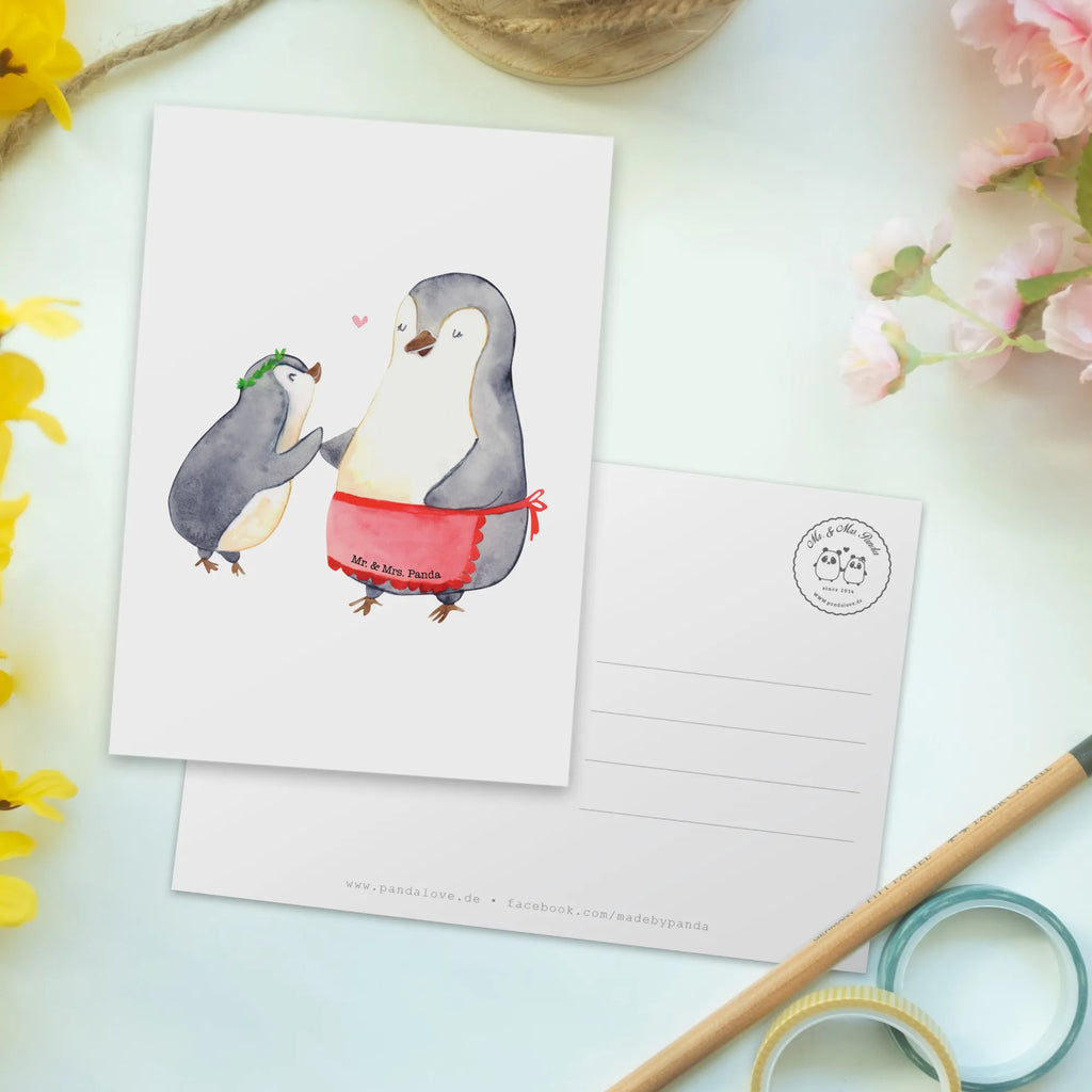 Postkarte Pinguin mit Kind Postkarte, Karte, Geschenkkarte, Grußkarte, Einladung, Ansichtskarte, Geburtstagskarte, Einladungskarte, Dankeskarte, Ansichtskarten, Einladung Geburtstag, Einladungskarten Geburtstag, Familie, Vatertag, Muttertag, Bruder, Schwester, Mama, Papa, Oma, Opa, Geschenk, Mami, Mutti, Mutter, Geburststag