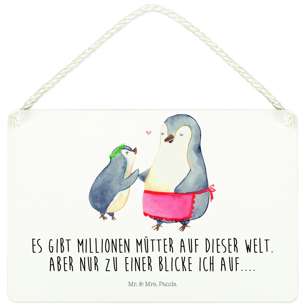 Deko Schild Pinguin mit Kind Dekoschild, Deko Schild, Schild, Tür Schild, Türschild, Holzschild, Wandschild, Wanddeko, Familie, Vatertag, Muttertag, Bruder, Schwester, Mama, Papa, Oma, Opa, Geschenk, Mami, Mutti, Mutter, Geburststag