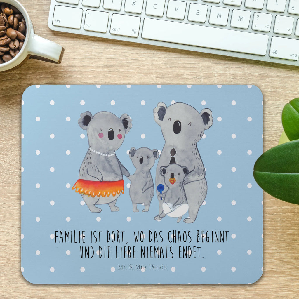 Mauspad Koala Familie Mousepad, Computer zubehör, Büroausstattung, PC Zubehör, Arbeitszimmer, Mauspad, Einzigartiges Mauspad, Designer Mauspad, Mausunterlage, Mauspad Büro, Familie, Vatertag, Muttertag, Bruder, Schwester, Mama, Papa, Oma, Opa, Koala, Koalas, Family, Kinder, Geschwister, Familienleben