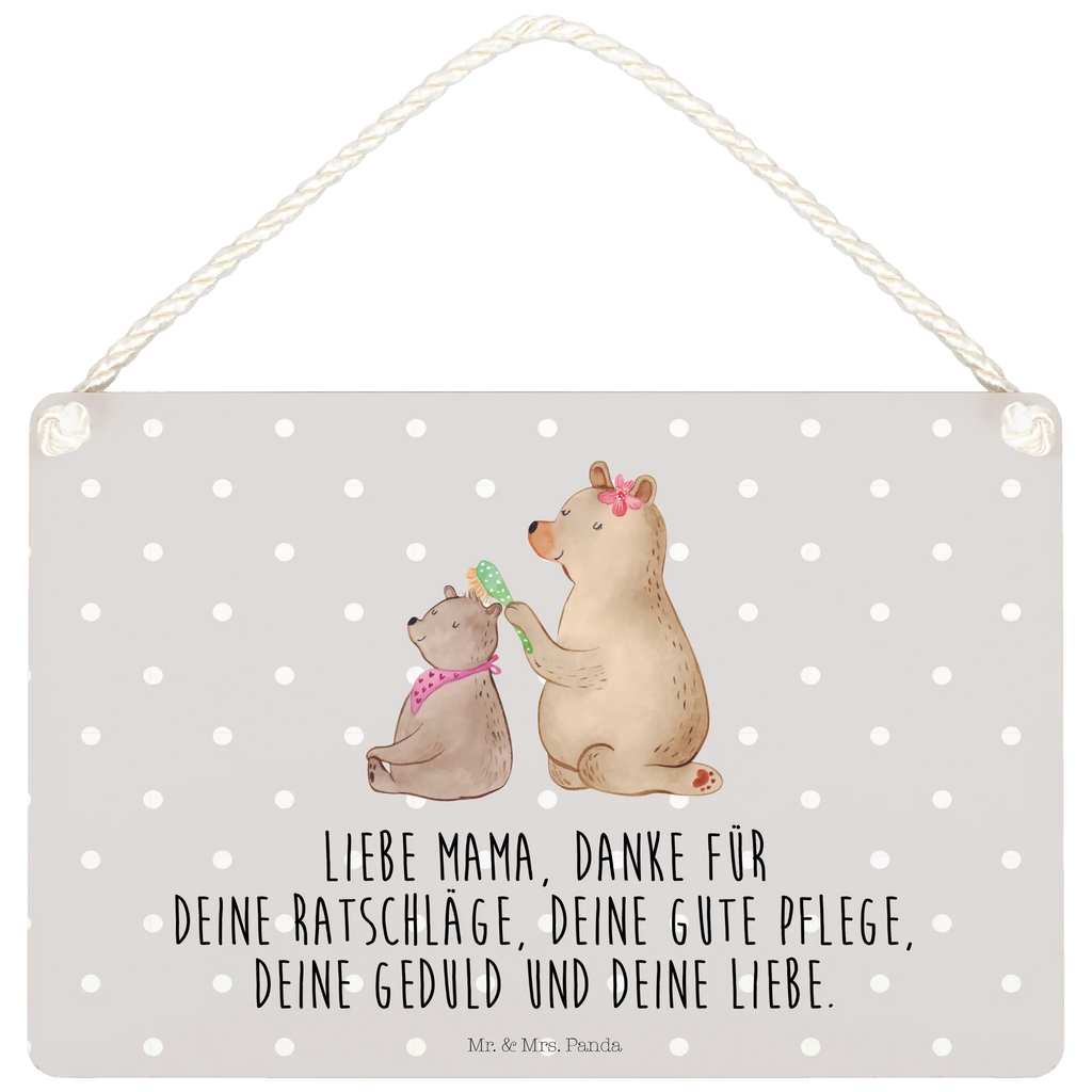 Deko Schild Bär mit Kind Dekoschild, Deko Schild, Schild, Tür Schild, Türschild, Holzschild, Wandschild, Wanddeko, Familie, Vatertag, Muttertag, Bruder, Schwester, Mama, Papa, Oma, Opa, Geschenk, Mutti, Mutter