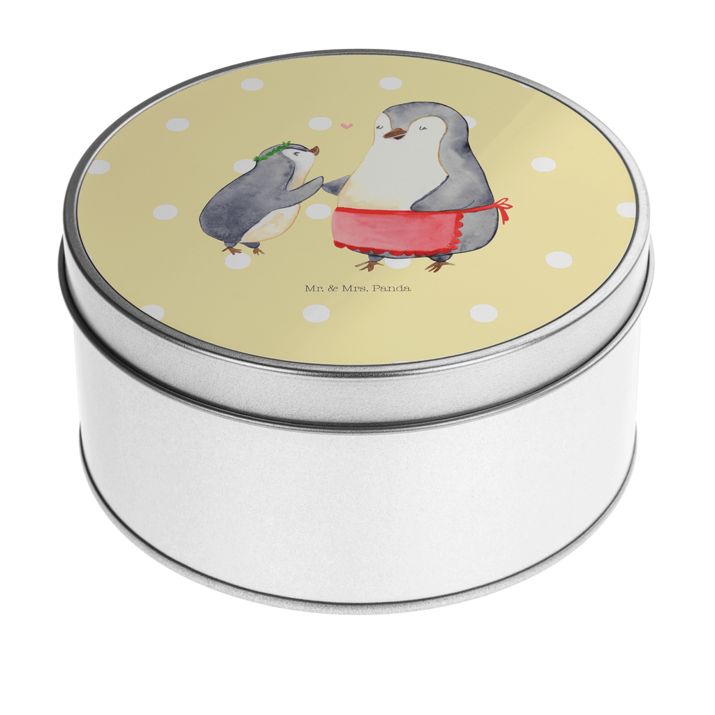 Blechdose rund Pinguin mit Kind Metalldose, Keksdose, Dose, Vorratsdose, Geschenkbox, Lunchbox, Aufbewahrungsbox, Vorratsdosen, Metallkiste, Metallbox, Metallboxen, Aufbewahrungskiste, Geschenkkiste, Blechdosen mit Deckel, Metallkiste mit Deckel, Vorratsdosen mit Deckel, Metall Dose, Familie, Vatertag, Muttertag, Bruder, Schwester, Mama, Papa, Oma, Opa, Geschenk, Mami, Mutti, Mutter, Geburststag