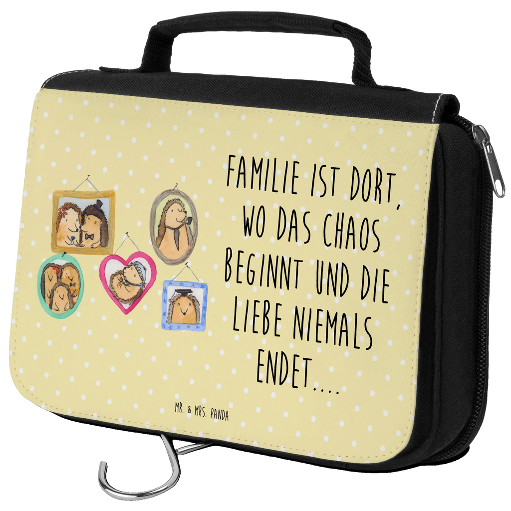 Kulturbeutel Igel Familie Kulturbeutel, Zum Aufhängen, Waschtasche, Kosmetiktasche, Damen, Herren, Aufbewahrungstasche, Schminktasche, Kosmetikbeutel, Organizer, Kulturtasche, Schminkutensil, Familie, Vatertag, Muttertag, Bruder, Schwester, Mama, Papa, Oma, Opa, Liebe, Igel, Bilder, Zusammenhalt, Glück