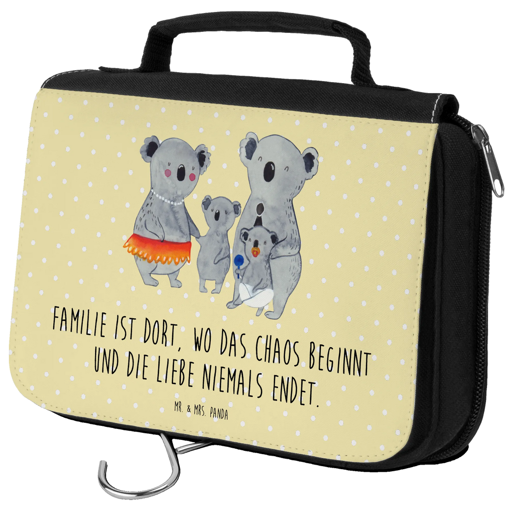 Kulturbeutel Koala Familie Kulturbeutel, Zum Aufhängen, Waschtasche, Kosmetiktasche, Damen, Herren, Aufbewahrungstasche, Schminktasche, Kosmetikbeutel, Organizer, Kulturtasche, Schminkutensil, Familie, Vatertag, Muttertag, Bruder, Schwester, Mama, Papa, Oma, Opa, Koala, Koalas, Family, Kinder, Geschwister, Familienleben