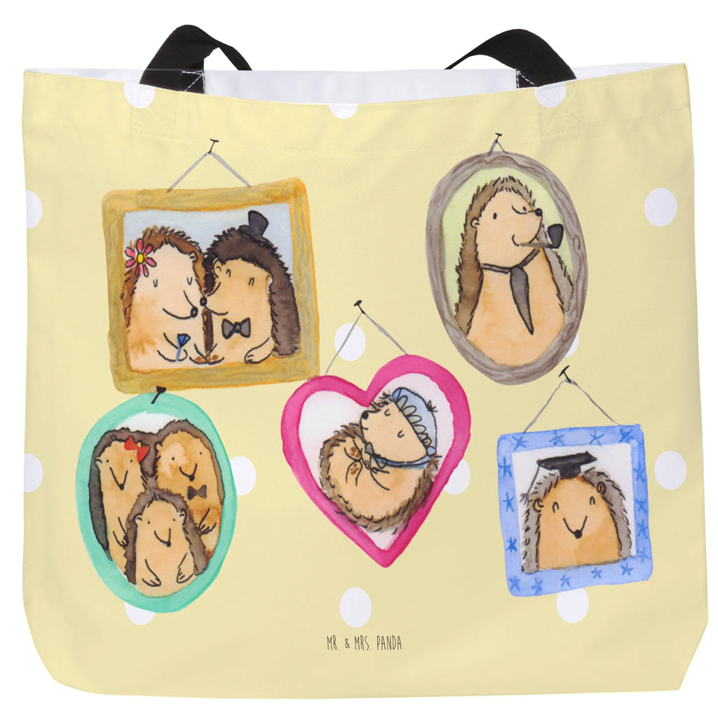 Shopper Igel Familie Beutel, Einkaufstasche, Tasche, Strandtasche, Einkaufsbeutel, Shopper, Schultasche, Freizeittasche, Tragebeutel, Schulbeutel, Alltagstasche, Familie, Vatertag, Muttertag, Bruder, Schwester, Mama, Papa, Oma, Opa, Liebe, Igel, Bilder, Zusammenhalt, Glück