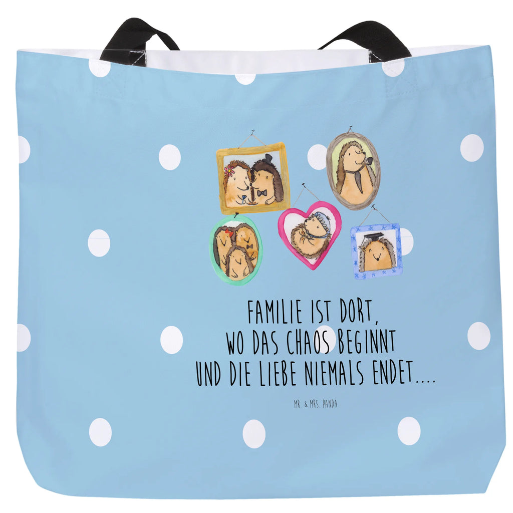 Shopper Igel Familie Beutel, Einkaufstasche, Tasche, Strandtasche, Einkaufsbeutel, Shopper, Schultasche, Freizeittasche, Tragebeutel, Schulbeutel, Alltagstasche, Familie, Vatertag, Muttertag, Bruder, Schwester, Mama, Papa, Oma, Opa, Liebe, Igel, Bilder, Zusammenhalt, Glück