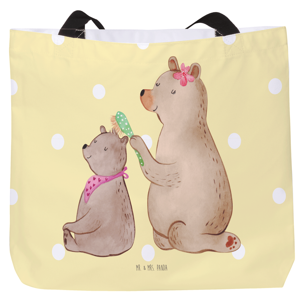 Shopper Bär mit Kind Beutel, Einkaufstasche, Tasche, Strandtasche, Einkaufsbeutel, Shopper, Schultasche, Freizeittasche, Tragebeutel, Schulbeutel, Alltagstasche, Familie, Vatertag, Muttertag, Bruder, Schwester, Mama, Papa, Oma, Opa, Geschenk, Mutti, Mutter