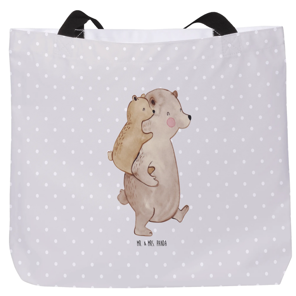 Shopper Papa Bär Beutel, Einkaufstasche, Tasche, Strandtasche, Einkaufsbeutel, Shopper, Schultasche, Freizeittasche, Tragebeutel, Schulbeutel, Alltagstasche, Familie, Vatertag, Muttertag, Bruder, Schwester, Mama, Papa, Oma, Opa, Geschenk, Vater, Papi, Vati, Onkel, Geburtstag