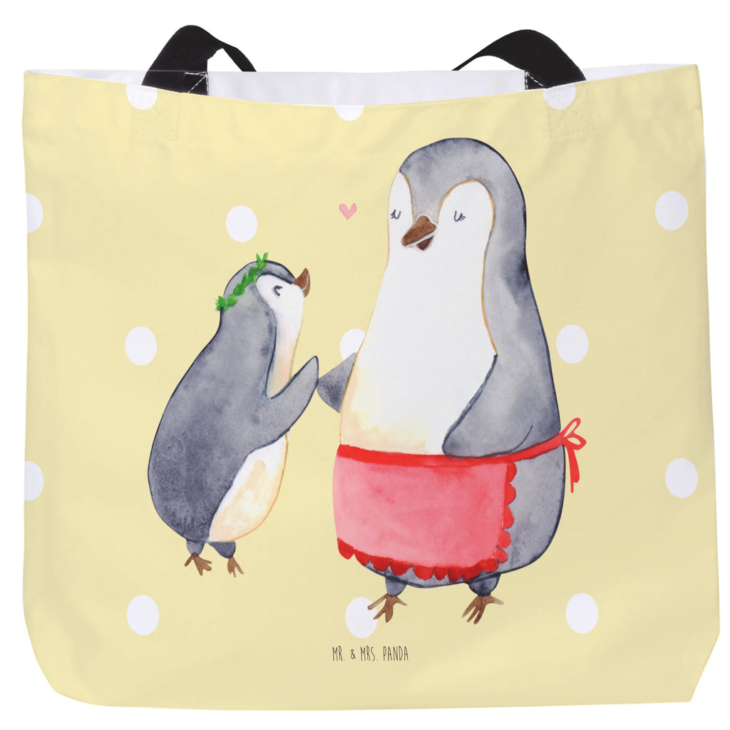 Shopper Pinguin mit Kind Beutel, Einkaufstasche, Tasche, Strandtasche, Einkaufsbeutel, Shopper, Schultasche, Freizeittasche, Tragebeutel, Schulbeutel, Alltagstasche, Familie, Vatertag, Muttertag, Bruder, Schwester, Mama, Papa, Oma, Opa, Geschenk, Mami, Mutti, Mutter, Geburststag