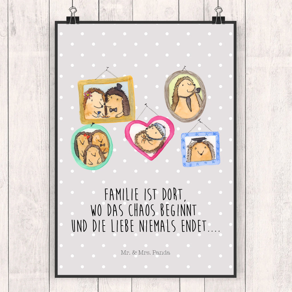 Poster Igel Familie Poster, Wandposter, Bild, Wanddeko, Küchenposter, Kinderposter, Wanddeko Bild, Raumdekoration, Wanddekoration, Handgemaltes Poster, Mr. & Mrs. Panda Poster, Designposter, Kunstdruck, Posterdruck, Familie, Vatertag, Muttertag, Bruder, Schwester, Mama, Papa, Oma, Opa, Liebe, Igel, Bilder, Zusammenhalt, Glück