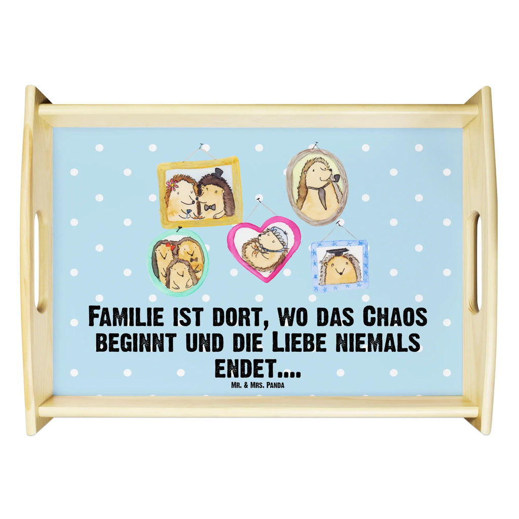 Serviertablett Igel Familie Serviertablett, Tablett, Holztablett, Küchentablett, Dekotablett, Frühstückstablett, Familie, Vatertag, Muttertag, Bruder, Schwester, Mama, Papa, Oma, Opa, Liebe, Igel, Bilder, Zusammenhalt, Glück