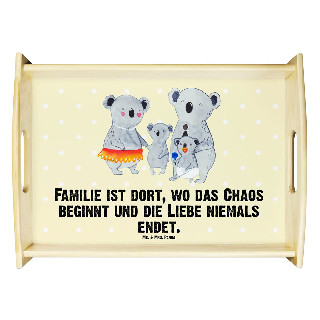 Serviertablett Koala Familie Serviertablett, Tablett, Holztablett, Küchentablett, Dekotablett, Frühstückstablett, Familie, Vatertag, Muttertag, Bruder, Schwester, Mama, Papa, Oma, Opa, Koala, Koalas, Family, Kinder, Geschwister, Familienleben