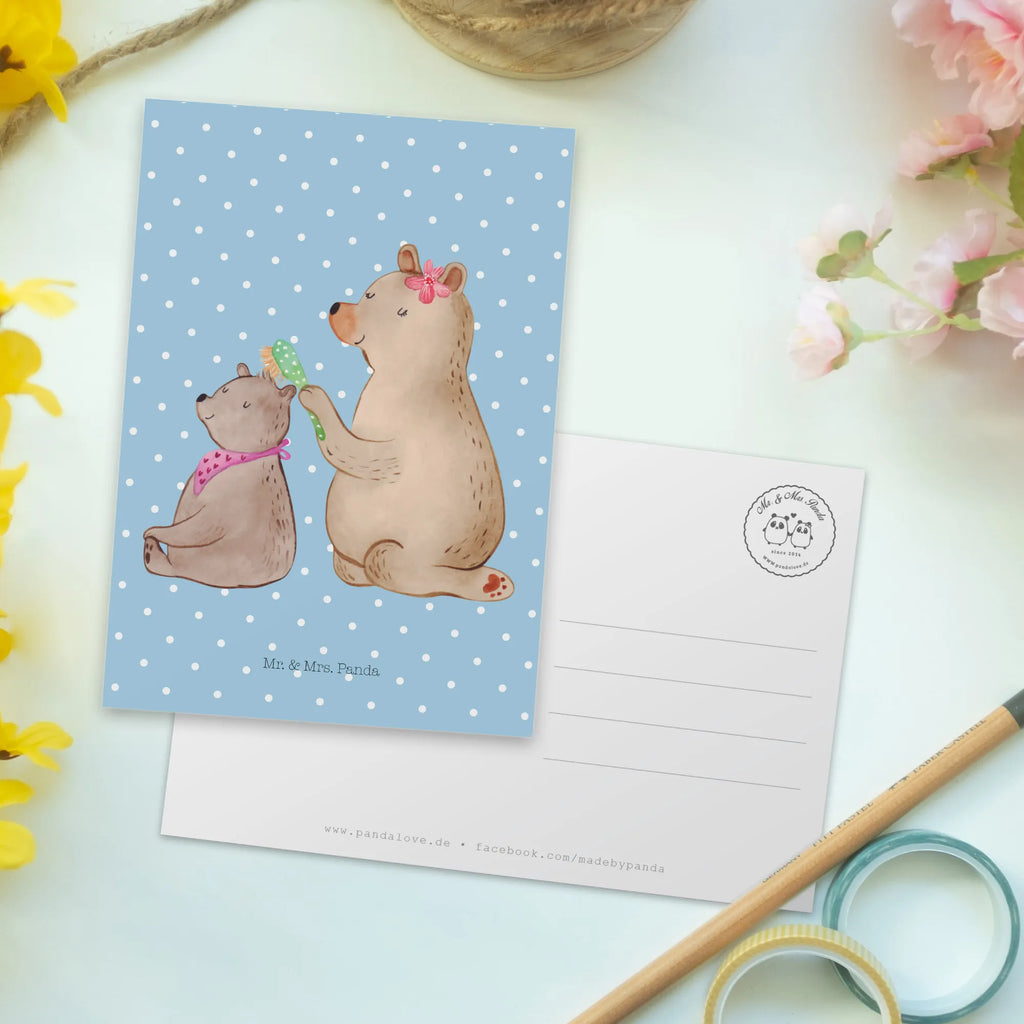 Postkarte Bär mit Kind Postkarte, Karte, Geschenkkarte, Grußkarte, Einladung, Ansichtskarte, Geburtstagskarte, Einladungskarte, Dankeskarte, Ansichtskarten, Einladung Geburtstag, Einladungskarten Geburtstag, Familie, Vatertag, Muttertag, Bruder, Schwester, Mama, Papa, Oma, Opa, Geschenk, Mutti, Mutter