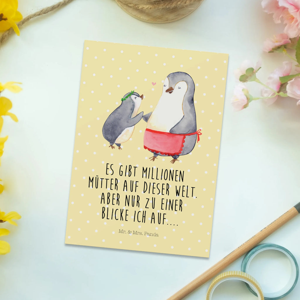 Postkarte Pinguin mit Kind Postkarte, Karte, Geschenkkarte, Grußkarte, Einladung, Ansichtskarte, Geburtstagskarte, Einladungskarte, Dankeskarte, Ansichtskarten, Einladung Geburtstag, Einladungskarten Geburtstag, Familie, Vatertag, Muttertag, Bruder, Schwester, Mama, Papa, Oma, Opa, Geschenk, Mami, Mutti, Mutter, Geburststag