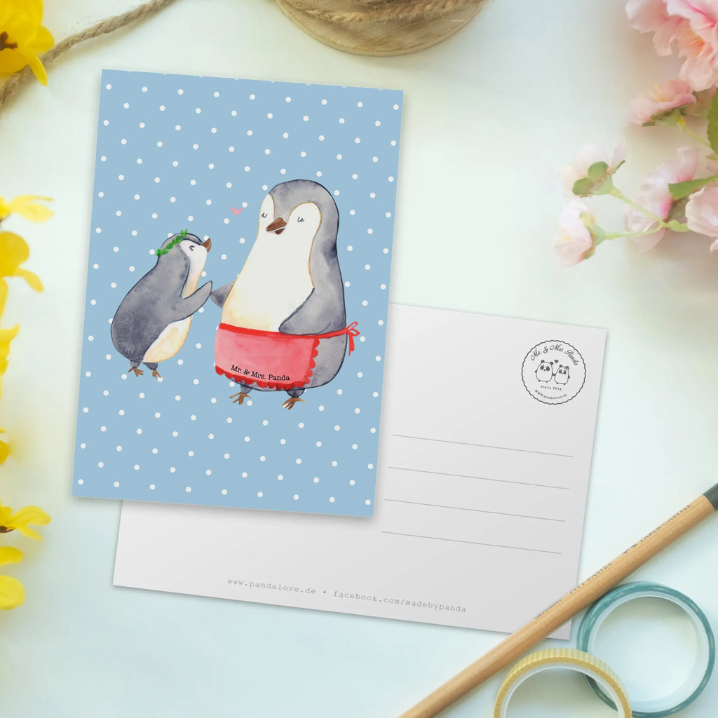 Postkarte Pinguin mit Kind Postkarte, Karte, Geschenkkarte, Grußkarte, Einladung, Ansichtskarte, Geburtstagskarte, Einladungskarte, Dankeskarte, Ansichtskarten, Einladung Geburtstag, Einladungskarten Geburtstag, Familie, Vatertag, Muttertag, Bruder, Schwester, Mama, Papa, Oma, Opa, Geschenk, Mami, Mutti, Mutter, Geburststag