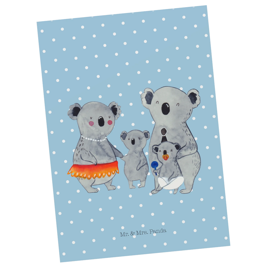 Postkarte Koala Familie Postkarte, Karte, Geschenkkarte, Grußkarte, Einladung, Ansichtskarte, Geburtstagskarte, Einladungskarte, Dankeskarte, Ansichtskarten, Einladung Geburtstag, Einladungskarten Geburtstag, Familie, Vatertag, Muttertag, Bruder, Schwester, Mama, Papa, Oma, Opa, Koala, Koalas, Family, Kinder, Geschwister, Familienleben