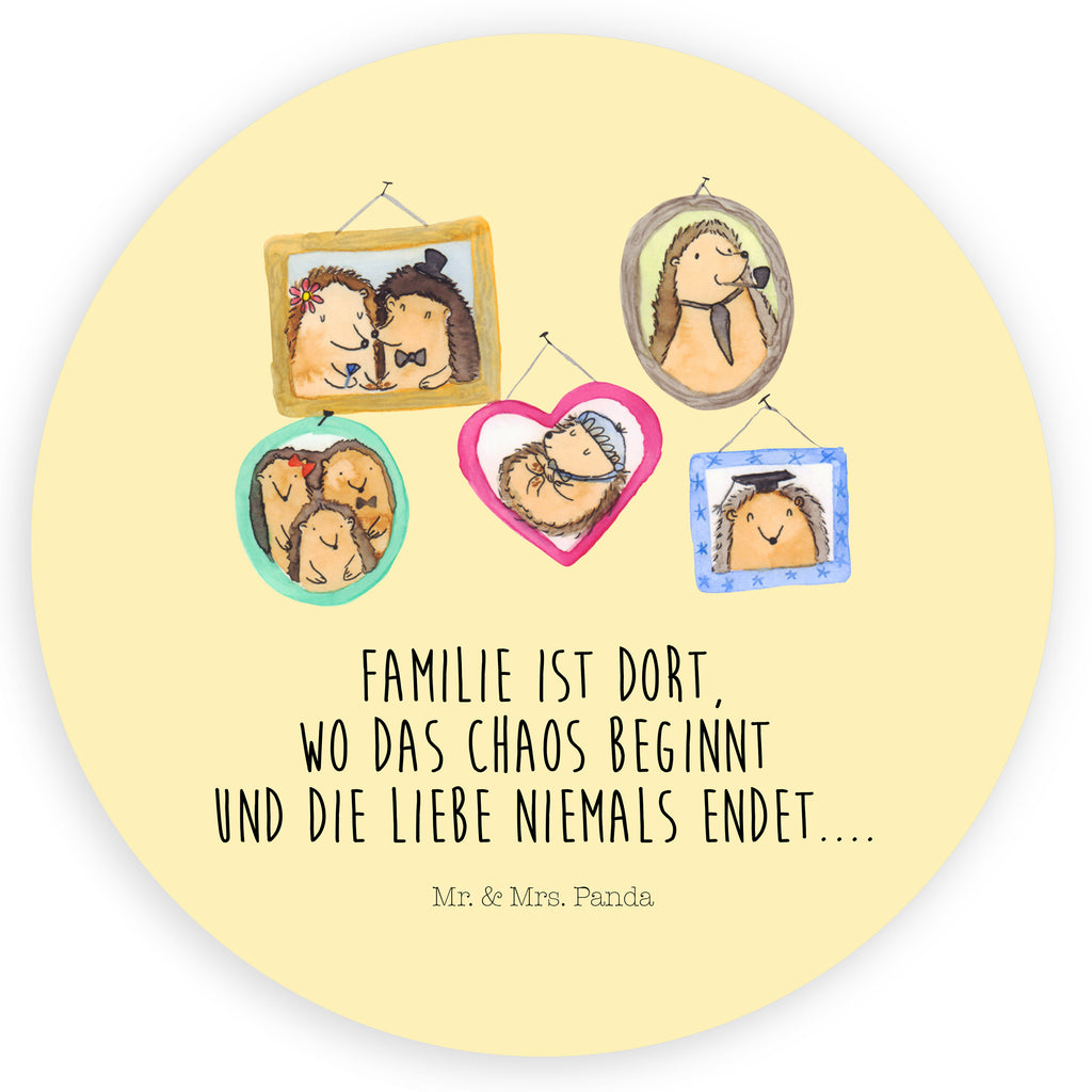 Rund Aufkleber Igel Familie Sticker, Aufkleber, Etikett, Familie, Vatertag, Muttertag, Bruder, Schwester, Mama, Papa, Oma, Opa, Liebe, Igel, Bilder, Zusammenhalt, Glück