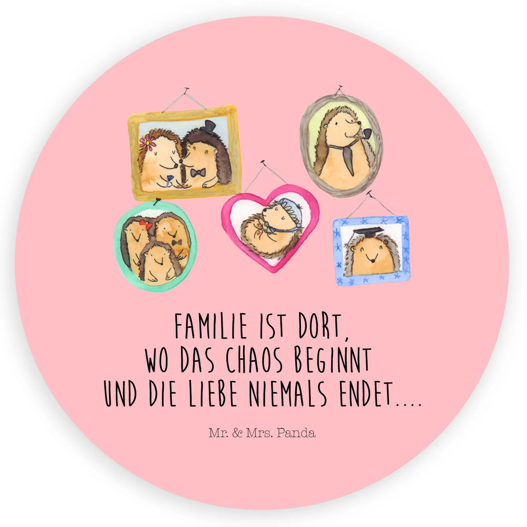 Rund Aufkleber Igel Familie Sticker, Aufkleber, Etikett, Familie, Vatertag, Muttertag, Bruder, Schwester, Mama, Papa, Oma, Opa, Liebe, Igel, Bilder, Zusammenhalt, Glück