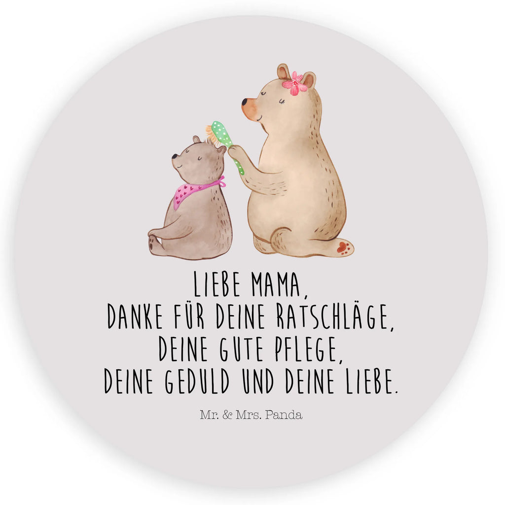 Rund Aufkleber Bär mit Kind Sticker, Aufkleber, Etikett, Familie, Vatertag, Muttertag, Bruder, Schwester, Mama, Papa, Oma, Opa, Geschenk, Mutti, Mutter