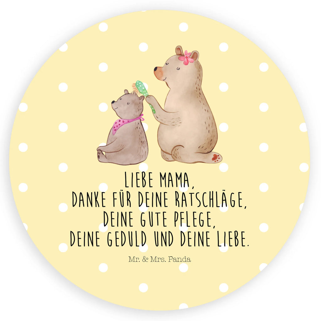 Rund Aufkleber Bär mit Kind Sticker, Aufkleber, Etikett, Familie, Vatertag, Muttertag, Bruder, Schwester, Mama, Papa, Oma, Opa, Geschenk, Mutti, Mutter