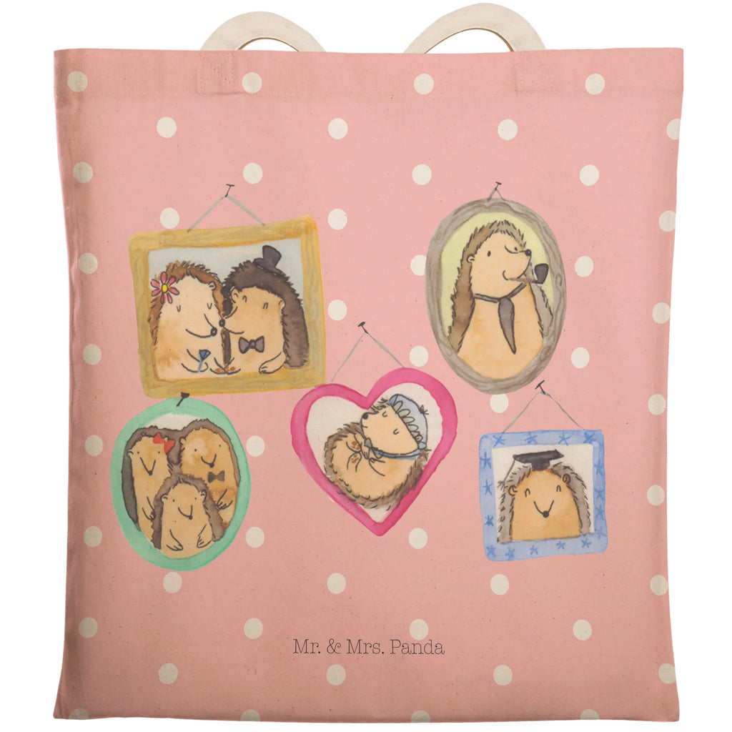 Einkaufstasche Igel Familie Tragetasche, Tasche, Beutel, Stofftasche, Baumwolltasche, Umhängetasche, Shopper, Einkaufstasche, Beuteltasche, Familie, Vatertag, Muttertag, Bruder, Schwester, Mama, Papa, Oma, Opa, Liebe, Igel, Bilder, Zusammenhalt, Glück