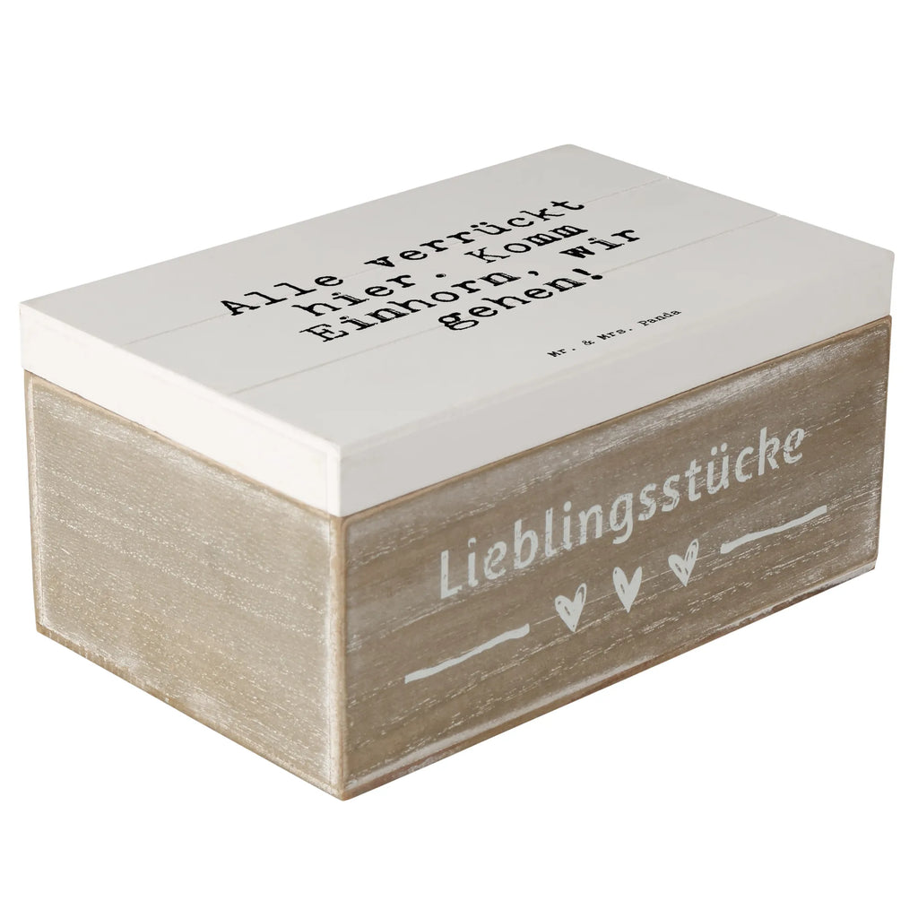 Holzkiste Sprüche und Zitate Alle verrückt hier. Komm Einhorn, wir gehen! Holzkiste, Kiste, Schatzkiste, Truhe, Schatulle, XXL, Erinnerungsbox, Erinnerungskiste, Dekokiste, Aufbewahrungsbox, Geschenkbox, Geschenkdose, Spruch, Sprüche, lustige Sprüche, Weisheiten, Zitate, Spruch Geschenke, Spruch Sprüche Weisheiten Zitate Lustig Weisheit Worte