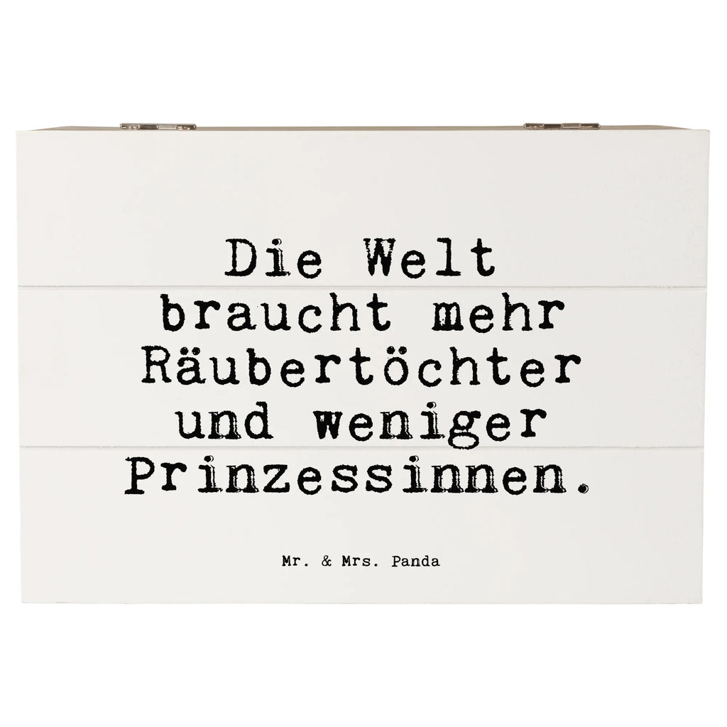 Holzkiste Sprüche und Zitate Die Welt braucht mehr Räubertöchter und weniger Prinzessinnen. Holzkiste, Kiste, Schatzkiste, Truhe, Schatulle, XXL, Erinnerungsbox, Erinnerungskiste, Dekokiste, Aufbewahrungsbox, Geschenkbox, Geschenkdose, Spruch, Sprüche, lustige Sprüche, Weisheiten, Zitate, Spruch Geschenke, Spruch Sprüche Weisheiten Zitate Lustig Weisheit Worte