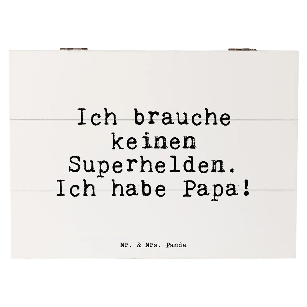 Holzkiste Sprüche und Zitate Ich brauche keinen Superhelden. Ich habe Papa! Holzkiste, Kiste, Schatzkiste, Truhe, Schatulle, XXL, Erinnerungsbox, Erinnerungskiste, Dekokiste, Aufbewahrungsbox, Geschenkbox, Geschenkdose, Spruch, Sprüche, lustige Sprüche, Weisheiten, Zitate, Spruch Geschenke, Spruch Sprüche Weisheiten Zitate Lustig Weisheit Worte