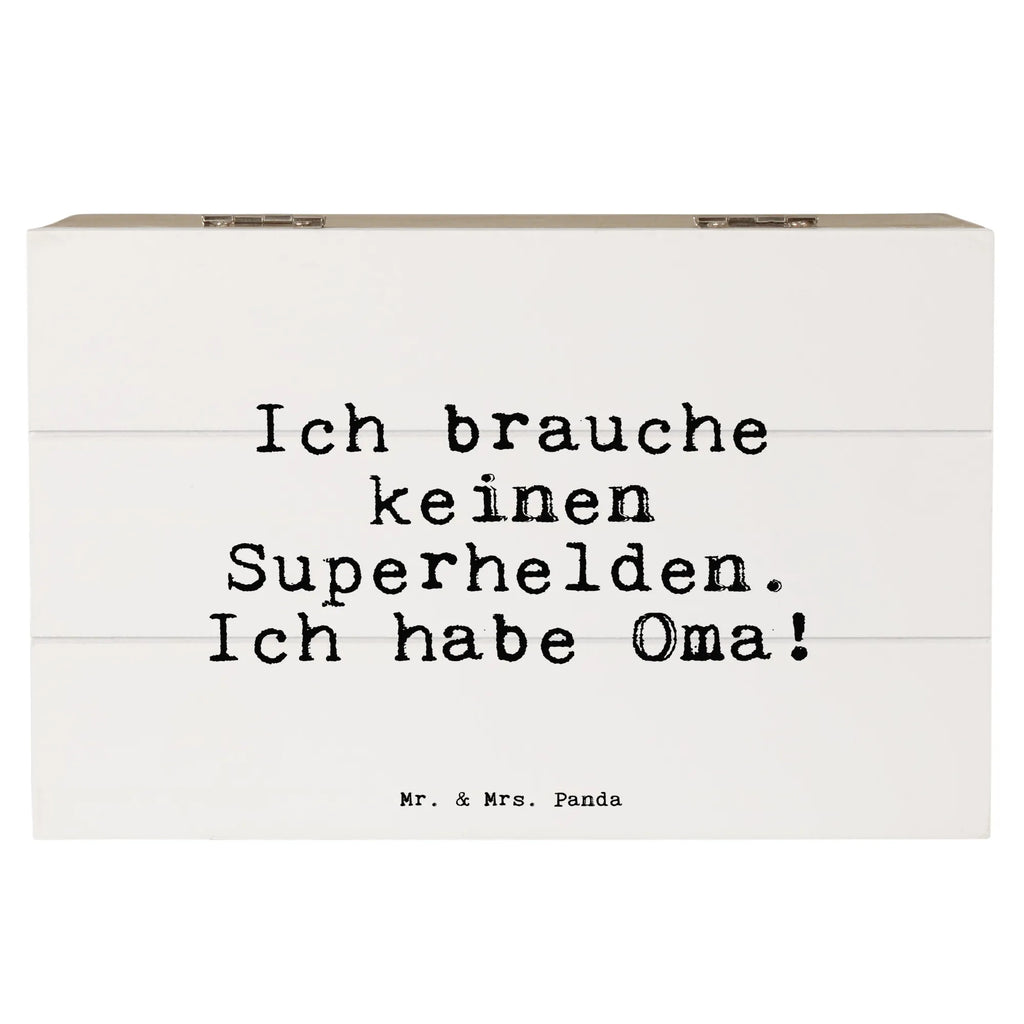 Holzkiste Sprüche und Zitate Ich brauche keinen Superhelden. Ich habe Oma! Holzkiste, Kiste, Schatzkiste, Truhe, Schatulle, XXL, Erinnerungsbox, Erinnerungskiste, Dekokiste, Aufbewahrungsbox, Geschenkbox, Geschenkdose, Spruch, Sprüche, lustige Sprüche, Weisheiten, Zitate, Spruch Geschenke, Spruch Sprüche Weisheiten Zitate Lustig Weisheit Worte