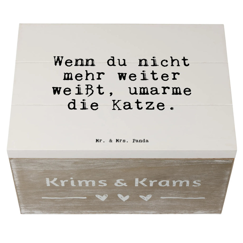 Holzkiste Sprüche und Zitate Wenn du nicht mehr weiter weißt, umarme die Katze. Holzkiste, Kiste, Schatzkiste, Truhe, Schatulle, XXL, Erinnerungsbox, Erinnerungskiste, Dekokiste, Aufbewahrungsbox, Geschenkbox, Geschenkdose, Spruch, Sprüche, lustige Sprüche, Weisheiten, Zitate, Spruch Geschenke, Spruch Sprüche Weisheiten Zitate Lustig Weisheit Worte