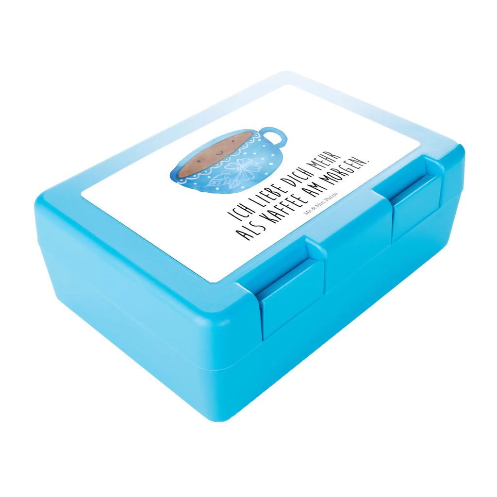 Brotdose Kaffee Tasse Brotbox, Snackbox, Lunch box, Butterbrotdose, Brotzeitbox, Tiermotive, Gute Laune, lustige Sprüche, Tiere, Kaffee, Tasse, Liebe, Geschmack, Genuss, Glücklich