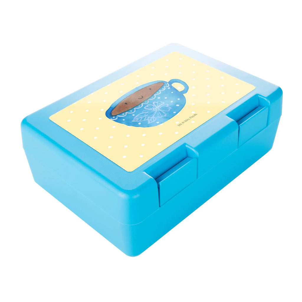 Brotdose Kaffee Tasse Brotbox, Snackbox, Lunch box, Butterbrotdose, Brotzeitbox, Tiermotive, Gute Laune, lustige Sprüche, Tiere, Kaffee, Tasse, Liebe, Geschmack, Genuss, Glücklich