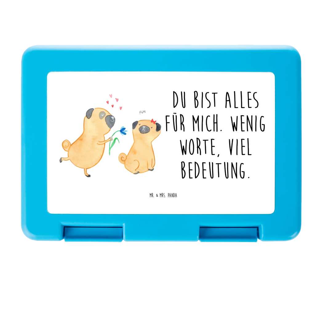 Brotdose Mops verliebt Brotbox, Snackbox, Lunch box, Butterbrotdose, Brotzeitbox, Hund, Hundemotiv, Haustier, Hunderasse, Tierliebhaber, Hundebesitzer, Sprüche, Mops, Möpse, Hundeliebe, verliebt, Liebe, Liebesspruch. Verlobt, Geschenk Freund, Partner