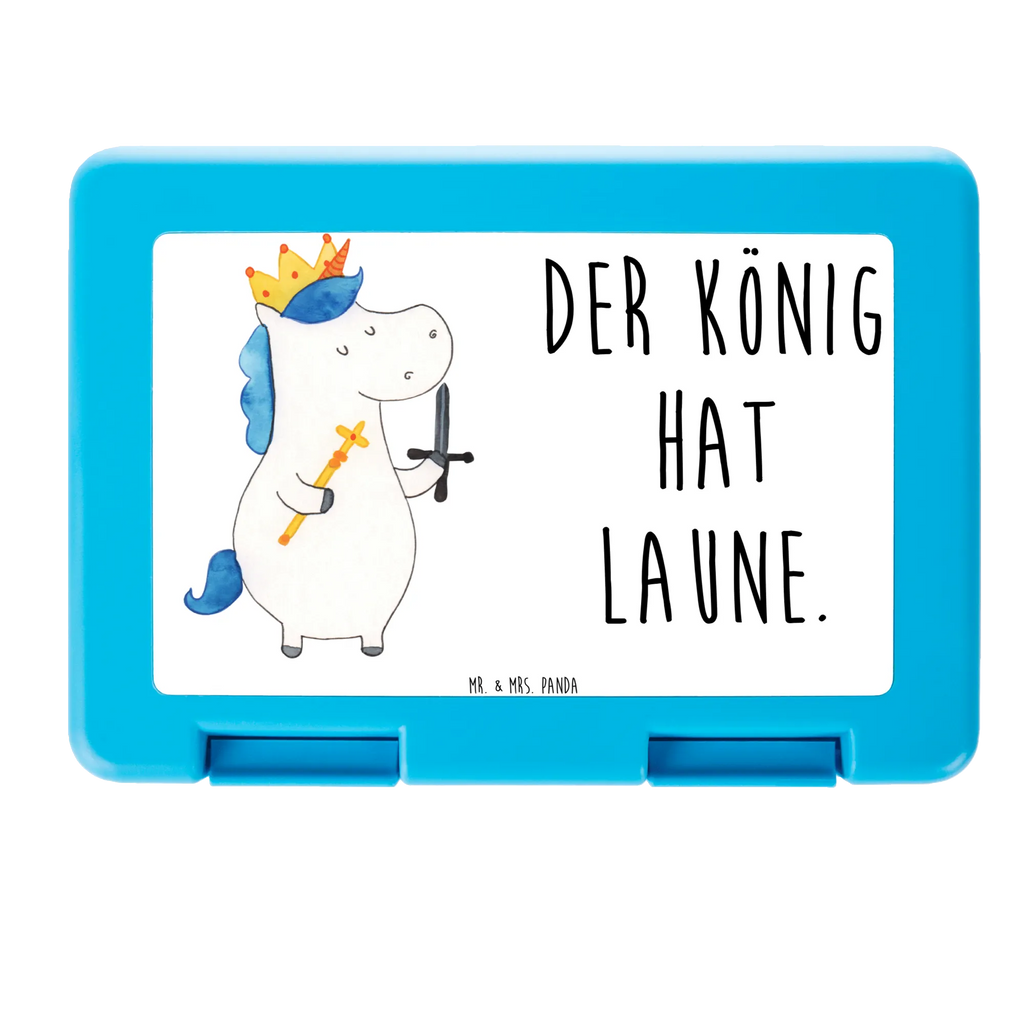 Brotdose Einhorn König mit Schwert Brotbox, Snackbox, Lunch box, Butterbrotdose, Brotzeitbox, Einhorn, Einhörner, Einhorn Deko, Pegasus, Unicorn, König, Ritter, Mittelalter