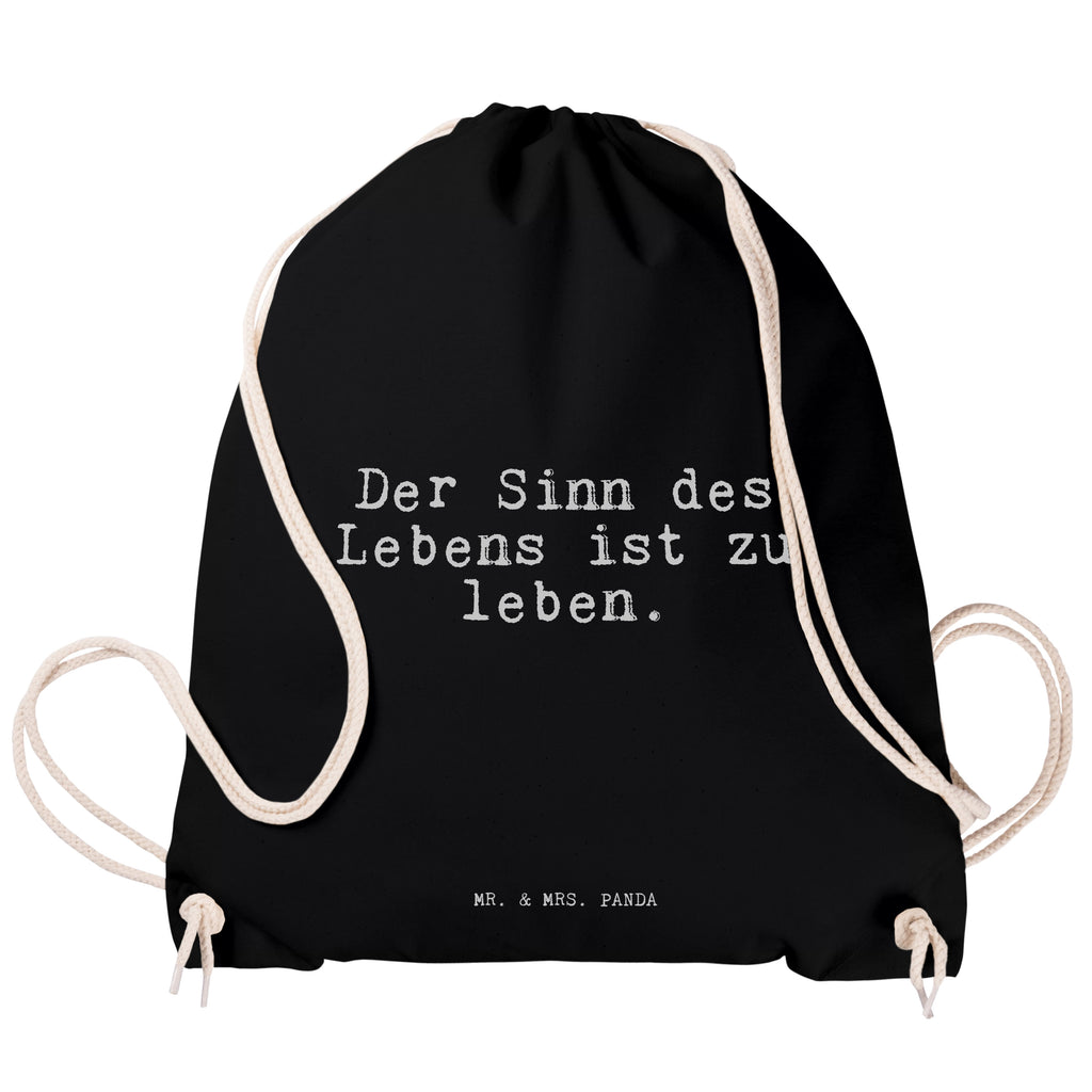 Sportbeutel Der Sinn des Lebens... Sportbeutel, Turnbeutel, Beutel, Sporttasche, Tasche, Stoffbeutel, Sportbeutel Kinder, Gymsack, Beutel Rucksack, Kleine Sporttasche, Sportzubehör, Turnbeutel Baumwolle, Spruch, Sprüche, lustige Sprüche, Weisheiten, Zitate, Spruch Geschenke, Spruch Sprüche Weisheiten Zitate Lustig Weisheit Worte