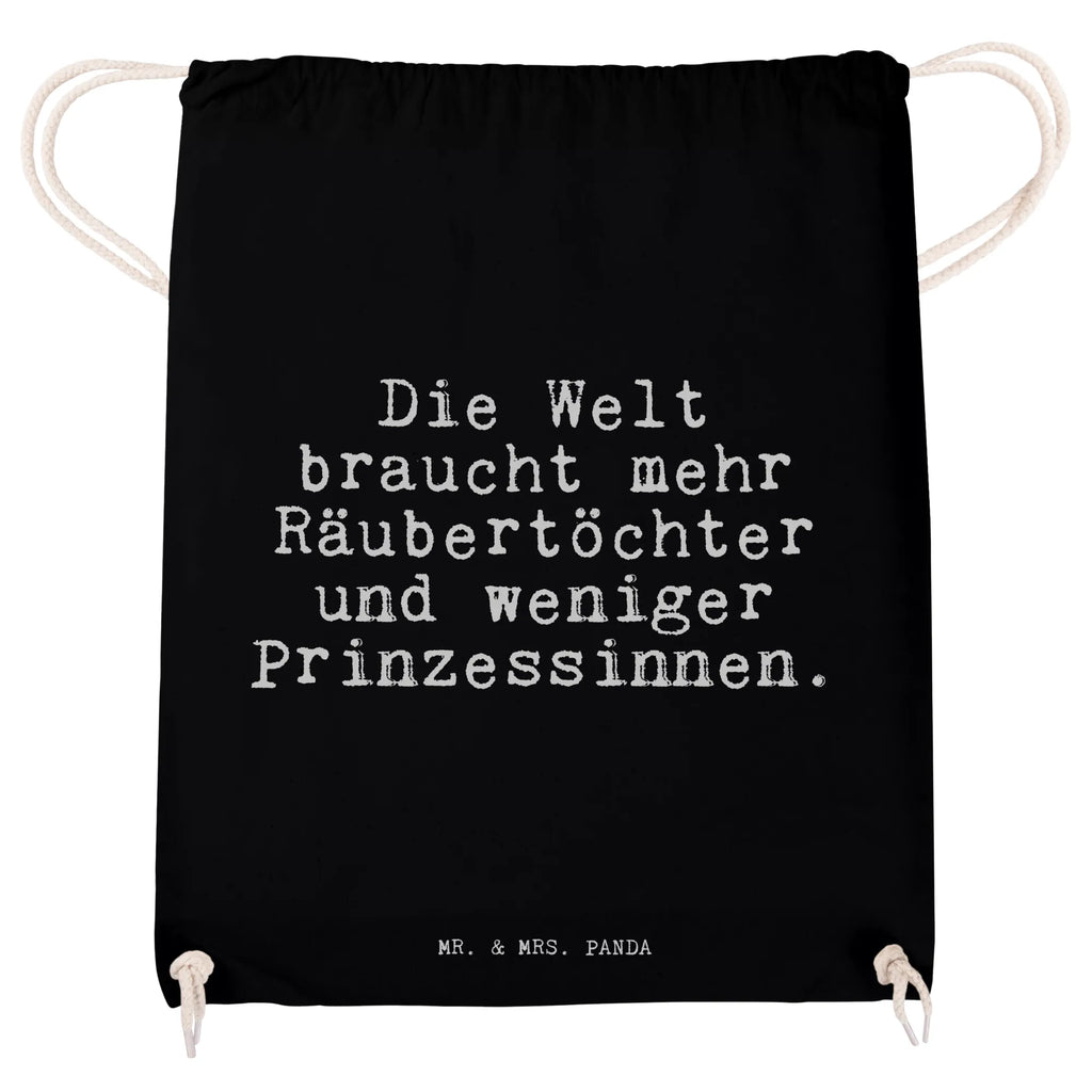 Sportbeutel Sprüche und Zitate Die Welt braucht mehr Räubertöchter und weniger Prinzessinnen. Sportbeutel, Turnbeutel, Beutel, Sporttasche, Tasche, Stoffbeutel, Sportbeutel Kinder, Gymsack, Beutel Rucksack, Kleine Sporttasche, Sportzubehör, Turnbeutel Baumwolle, Spruch, Sprüche, lustige Sprüche, Weisheiten, Zitate, Spruch Geschenke, Spruch Sprüche Weisheiten Zitate Lustig Weisheit Worte