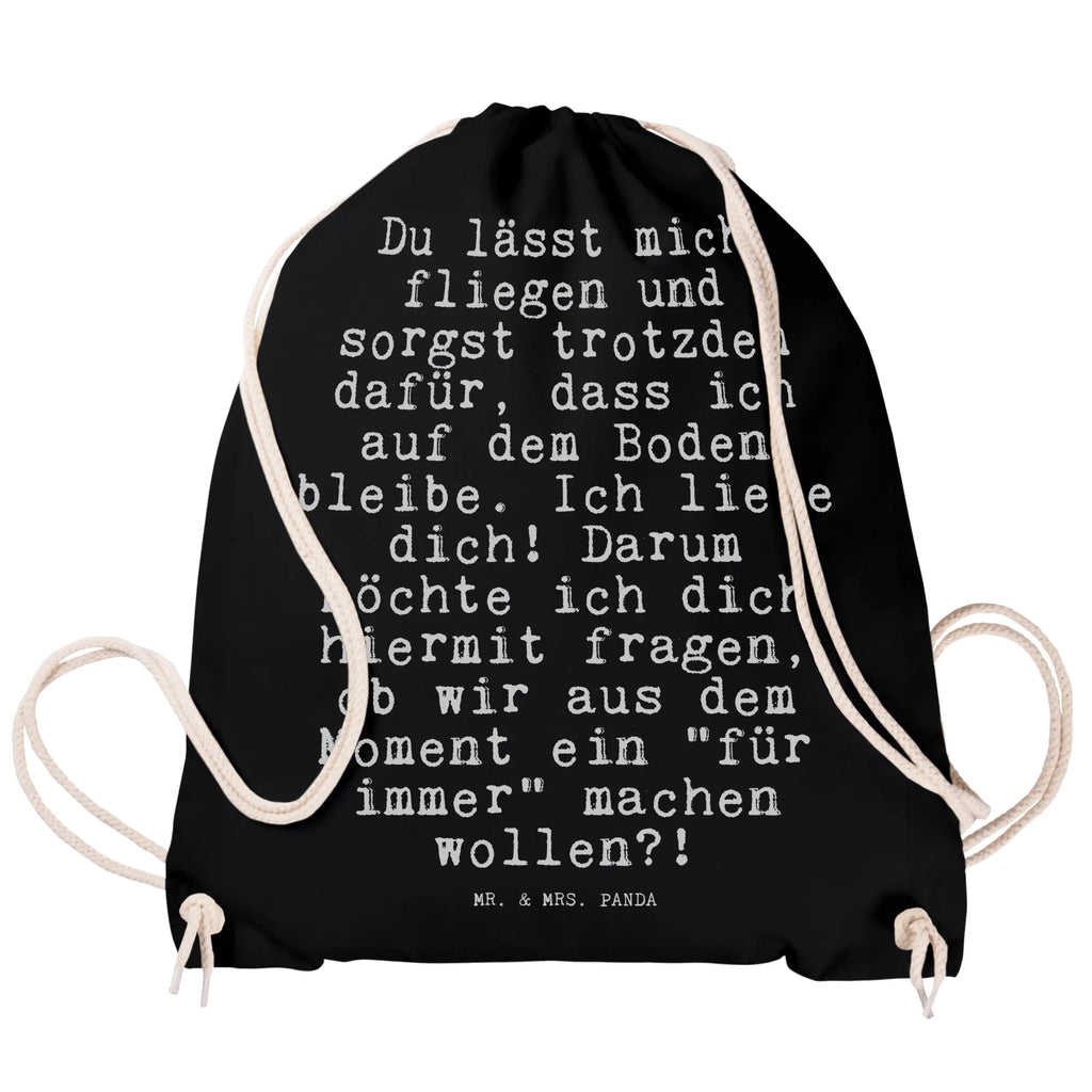 Sportbeutel Du lässt mich fliegen... Sportbeutel, Turnbeutel, Beutel, Sporttasche, Tasche, Stoffbeutel, Sportbeutel Kinder, Gymsack, Beutel Rucksack, Kleine Sporttasche, Sportzubehör, Turnbeutel Baumwolle, Spruch, Sprüche, lustige Sprüche, Weisheiten, Zitate, Spruch Geschenke, Spruch Sprüche Weisheiten Zitate Lustig Weisheit Worte