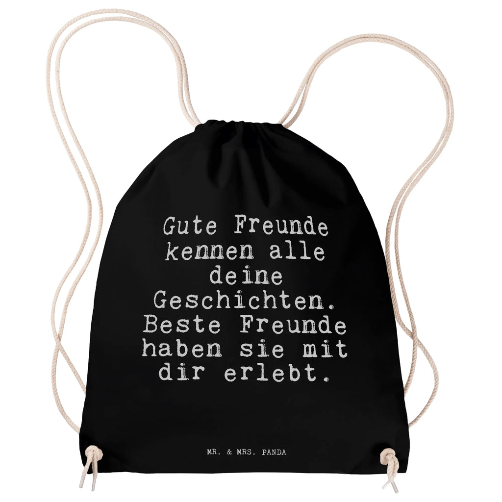 Sportbeutel Gute Freunde kennen alle... Sportbeutel, Turnbeutel, Beutel, Sporttasche, Tasche, Stoffbeutel, Sportbeutel Kinder, Gymsack, Beutel Rucksack, Kleine Sporttasche, Sportzubehör, Turnbeutel Baumwolle, Spruch, Sprüche, lustige Sprüche, Weisheiten, Zitate, Spruch Geschenke, Spruch Sprüche Weisheiten Zitate Lustig Weisheit Worte