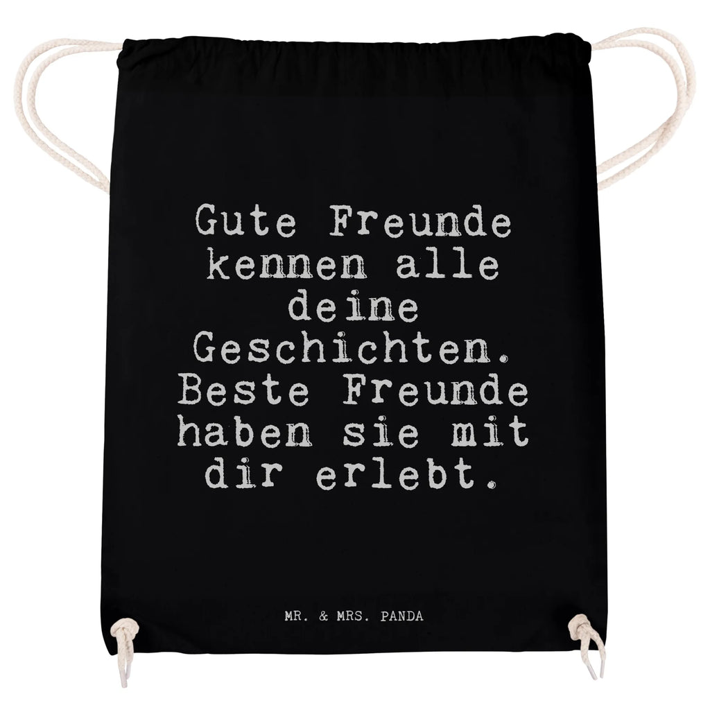 Sportbeutel Gute Freunde kennen alle... Sportbeutel, Turnbeutel, Beutel, Sporttasche, Tasche, Stoffbeutel, Sportbeutel Kinder, Gymsack, Beutel Rucksack, Kleine Sporttasche, Sportzubehör, Turnbeutel Baumwolle, Spruch, Sprüche, lustige Sprüche, Weisheiten, Zitate, Spruch Geschenke, Spruch Sprüche Weisheiten Zitate Lustig Weisheit Worte