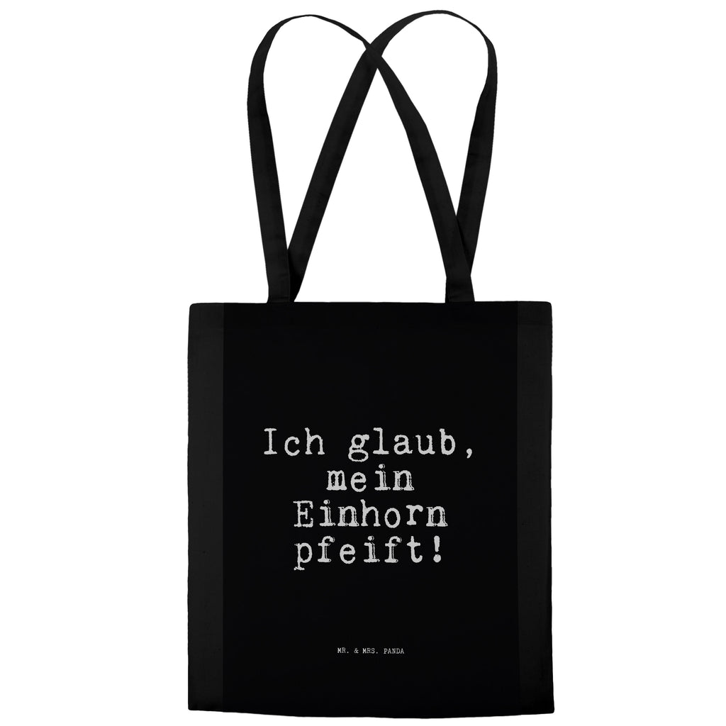 Tragetasche Ich glaub, mein Einhorn... Beuteltasche, Beutel, Einkaufstasche, Jutebeutel, Stoffbeutel, Tasche, Shopper, Umhängetasche, Strandtasche, Schultertasche, Stofftasche, Tragetasche, Badetasche, Jutetasche, Einkaufstüte, Laptoptasche, Spruch, Sprüche, lustige Sprüche, Weisheiten, Zitate, Spruch Geschenke, Spruch Sprüche Weisheiten Zitate Lustig Weisheit Worte