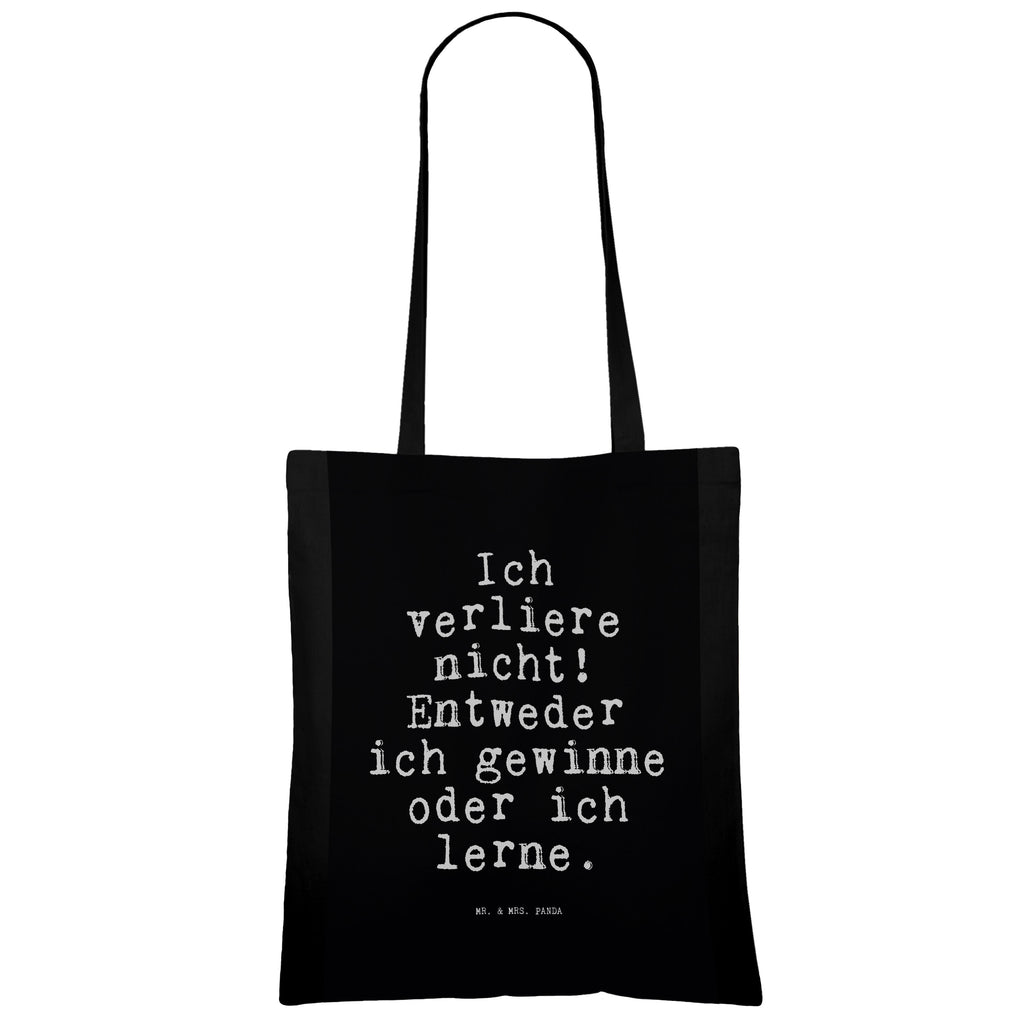 Tragetasche Sprüche und Zitate Ich verliere nicht! Entweder ich gewinne oder ich lerne. Beuteltasche, Beutel, Einkaufstasche, Jutebeutel, Stoffbeutel, Tasche, Shopper, Umhängetasche, Strandtasche, Schultertasche, Stofftasche, Tragetasche, Badetasche, Jutetasche, Einkaufstüte, Laptoptasche, Spruch, Sprüche, lustige Sprüche, Weisheiten, Zitate, Spruch Geschenke, Spruch Sprüche Weisheiten Zitate Lustig Weisheit Worte