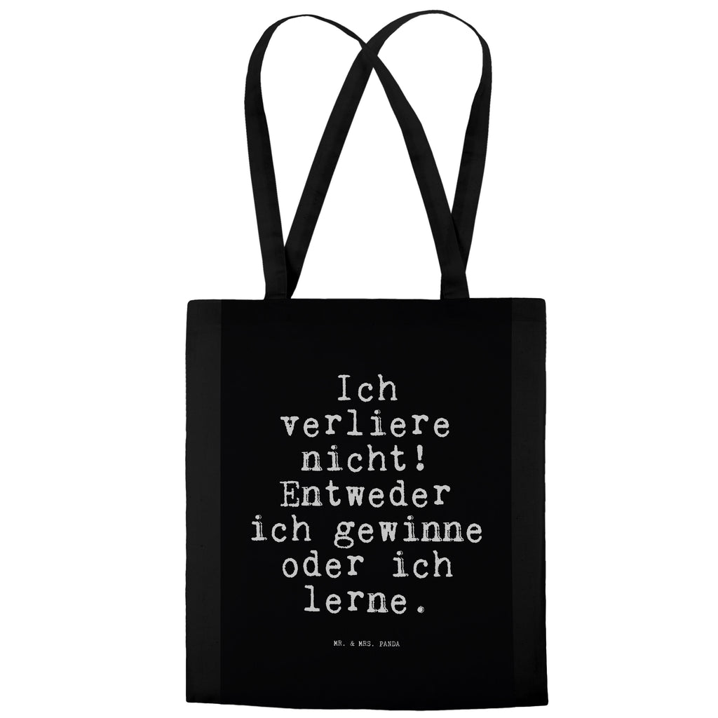 Tragetasche Sprüche und Zitate Ich verliere nicht! Entweder ich gewinne oder ich lerne. Beuteltasche, Beutel, Einkaufstasche, Jutebeutel, Stoffbeutel, Tasche, Shopper, Umhängetasche, Strandtasche, Schultertasche, Stofftasche, Tragetasche, Badetasche, Jutetasche, Einkaufstüte, Laptoptasche, Spruch, Sprüche, lustige Sprüche, Weisheiten, Zitate, Spruch Geschenke, Spruch Sprüche Weisheiten Zitate Lustig Weisheit Worte