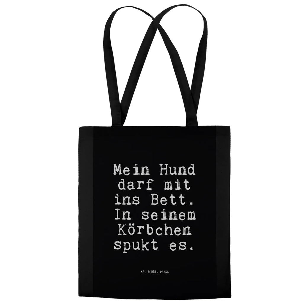 Tragetasche Sprüche und Zitate Mein Hund darf mit ins Bett. In seinem Körbchen spukt es. Beuteltasche, Beutel, Einkaufstasche, Jutebeutel, Stoffbeutel, Tasche, Shopper, Umhängetasche, Strandtasche, Schultertasche, Stofftasche, Tragetasche, Badetasche, Jutetasche, Einkaufstüte, Laptoptasche, Spruch, Sprüche, lustige Sprüche, Weisheiten, Zitate, Spruch Geschenke, Spruch Sprüche Weisheiten Zitate Lustig Weisheit Worte